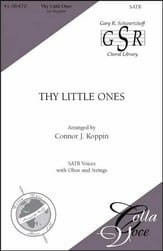 Thy Little Ones SATB choral sheet music cover